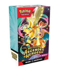 Pokemon TCG Mega Evolution Ascended Heroes Booster Bundle (6 Packs)