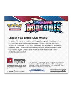 Pokemon TCG Sword and Shield Battle Styles Booster Display Box (36 Packs) ENG - product photo 2