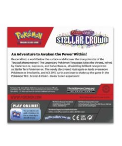 Pokemon TCG Scarlet and Violet Stellar Crown Booster Display Box (36 Packs) ENG - product photo 2