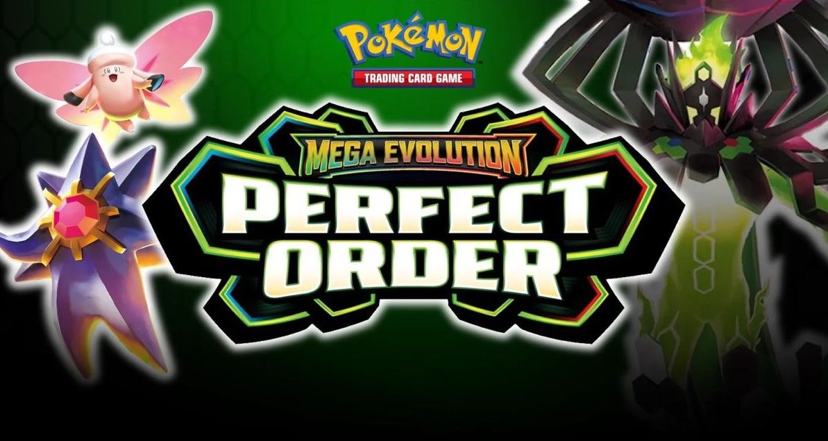 Pokemon TCG Mega Evolution: Perfect Order set banner