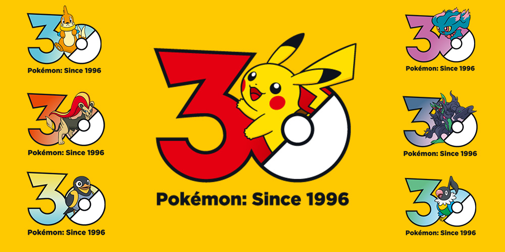 Pokemon 30th Celebration set artwork with Pikachu and the anniversary logo