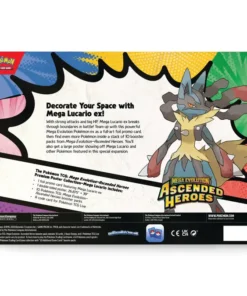 Pokemon TCG Ascended Heroes Premium Poster Collection Mega Lucario ENG - product photo 2